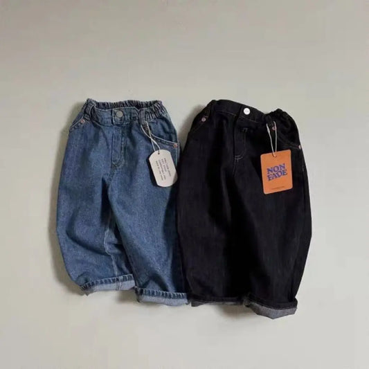 Pockee Jeans – Classic Loose-Fit Denim for Littles