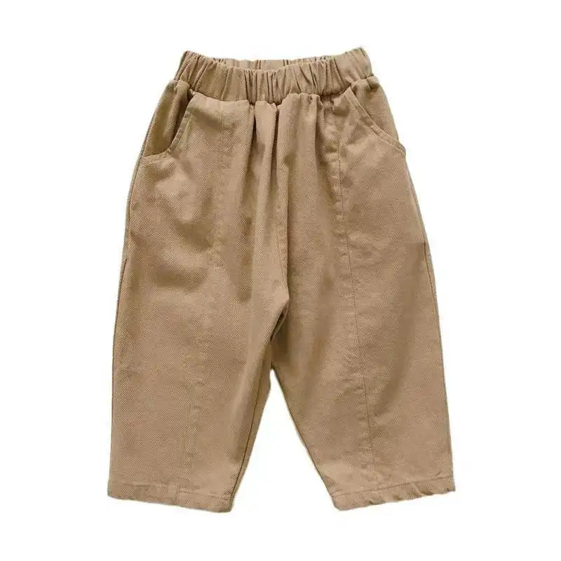 RetroNest Dungarees – Cotton Pocket Pants for Little Explorers