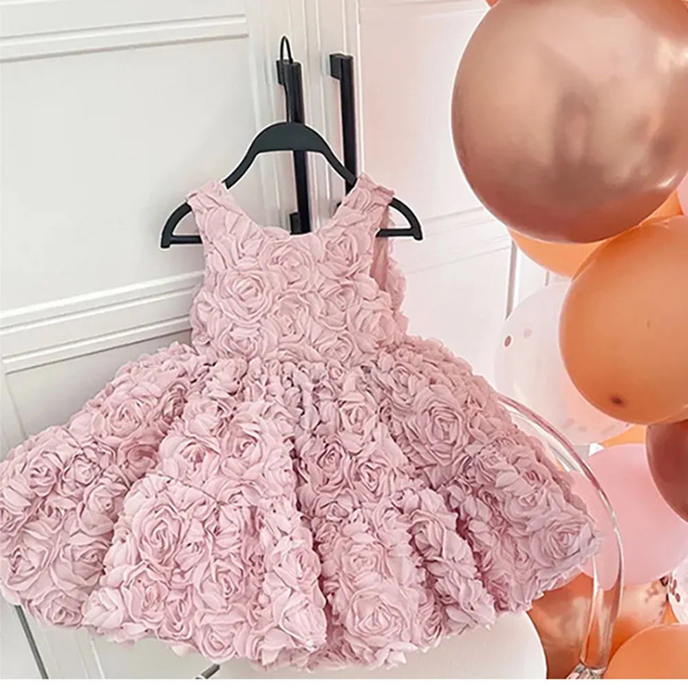 BloomBelle – Elegant Tutu Party Dress