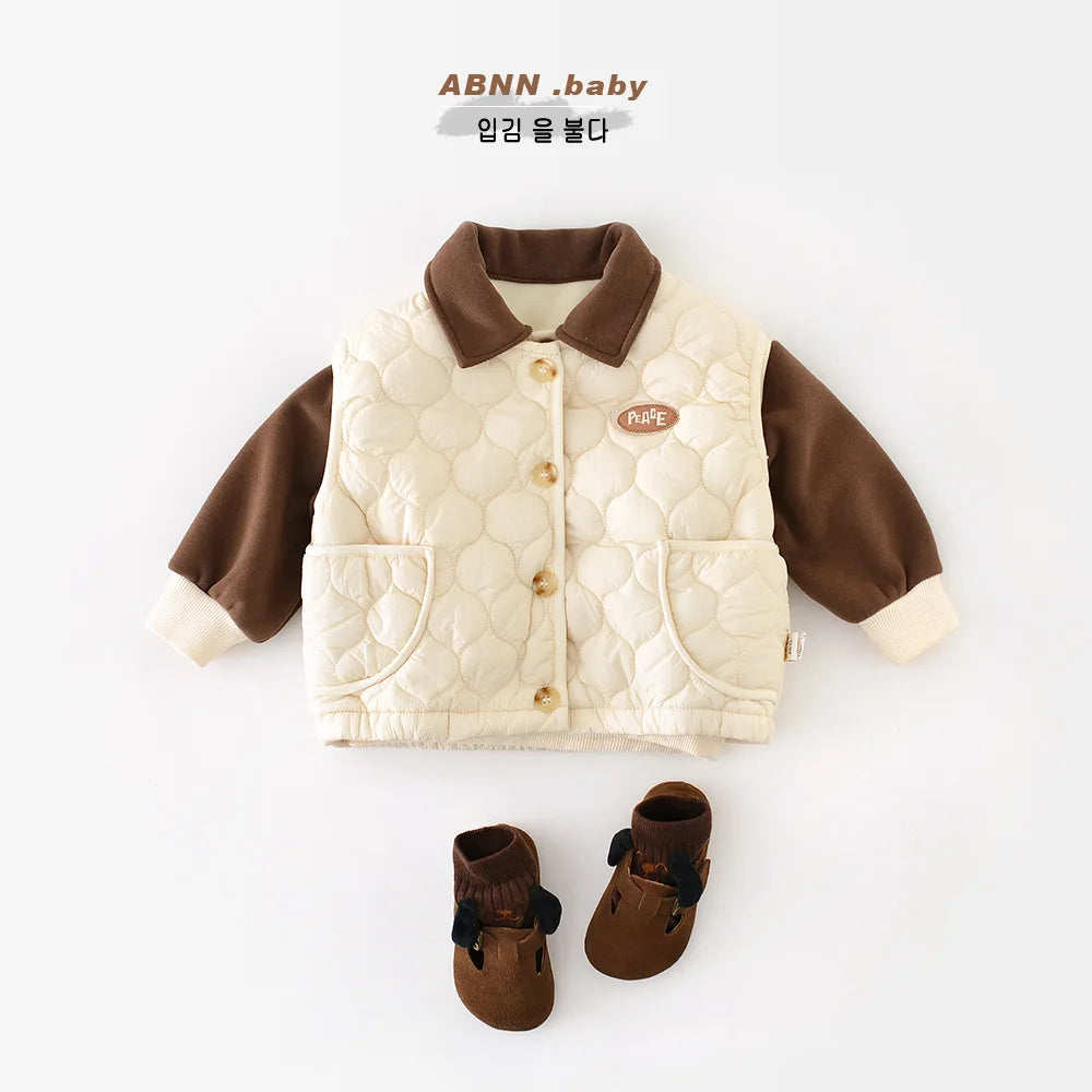 CozyCot Vest – Sleeveless Padded Baby Jacket