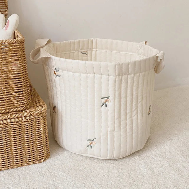 CubbieCart – Bear Embroidered Diaper Caddy & Maternity Organizer