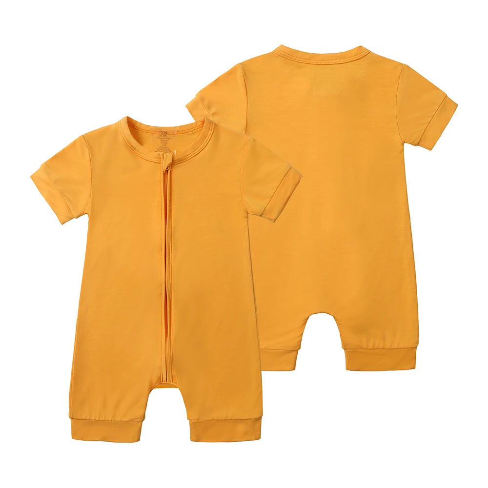 BambinoZip Romper – Soft Bamboo Baby Bodysuit