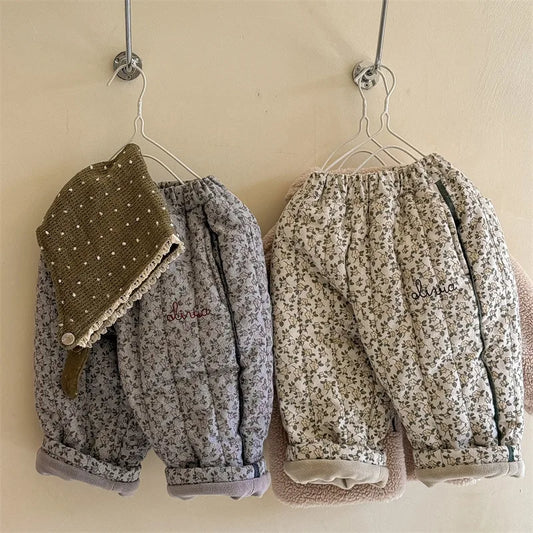 FloraSnug – Velvet-Lined Kids' Winter Trousers