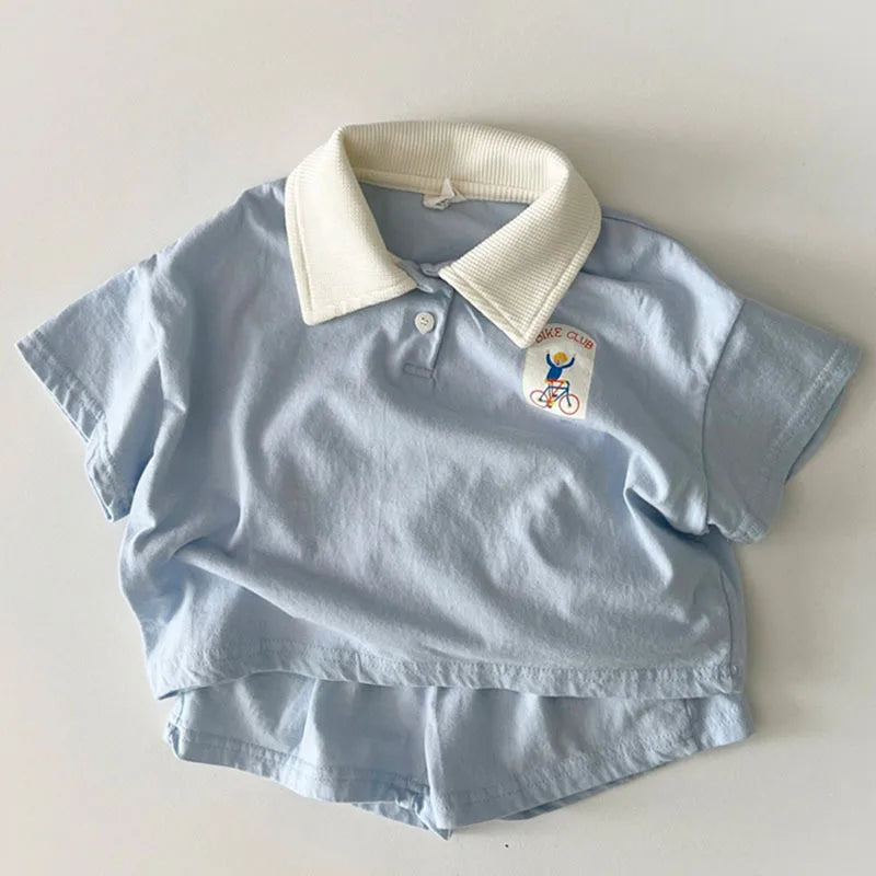 BreezeFit  Boys Polo & Shorts Set