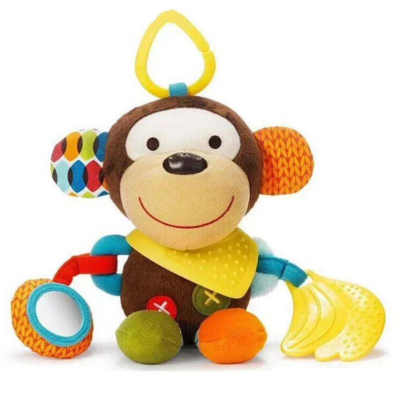 TummyToys – Animal Plush Rattle Set for Babies