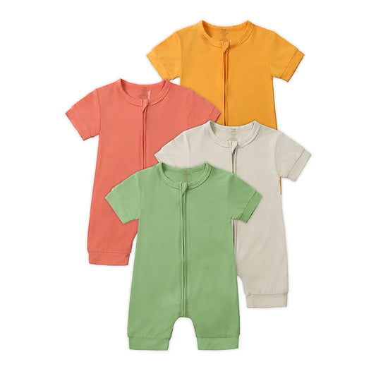 BambinoZip Romper – Soft Bamboo Baby Bodysuit