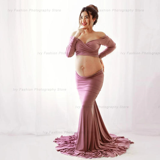 VelviNest – 2-Piece Stretch Maternity Skirt Set