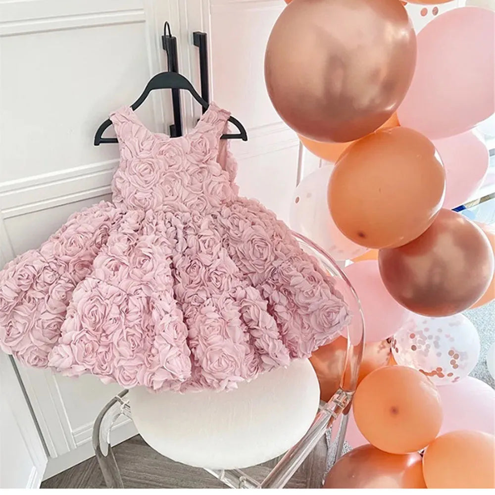 BloomBelle – Elegant Tutu Party Dress