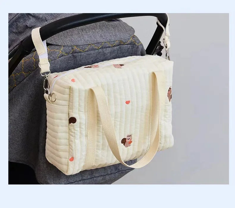 QuiltNest – Quilted Maternity & Diaper Tote for Moms