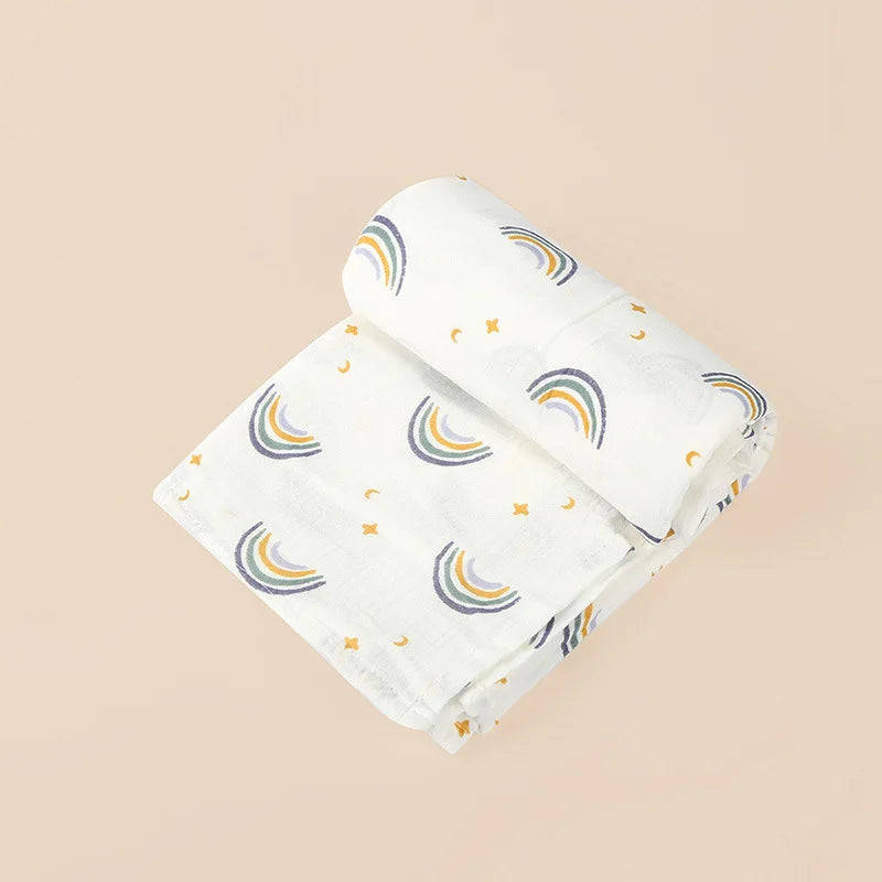 CozyCot Muslin Wrap – Soft Cotton Baby Blanket