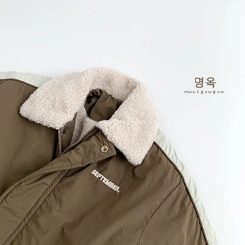 FrostBean Jacket – Plush Zip-Up Winterwear for Kids