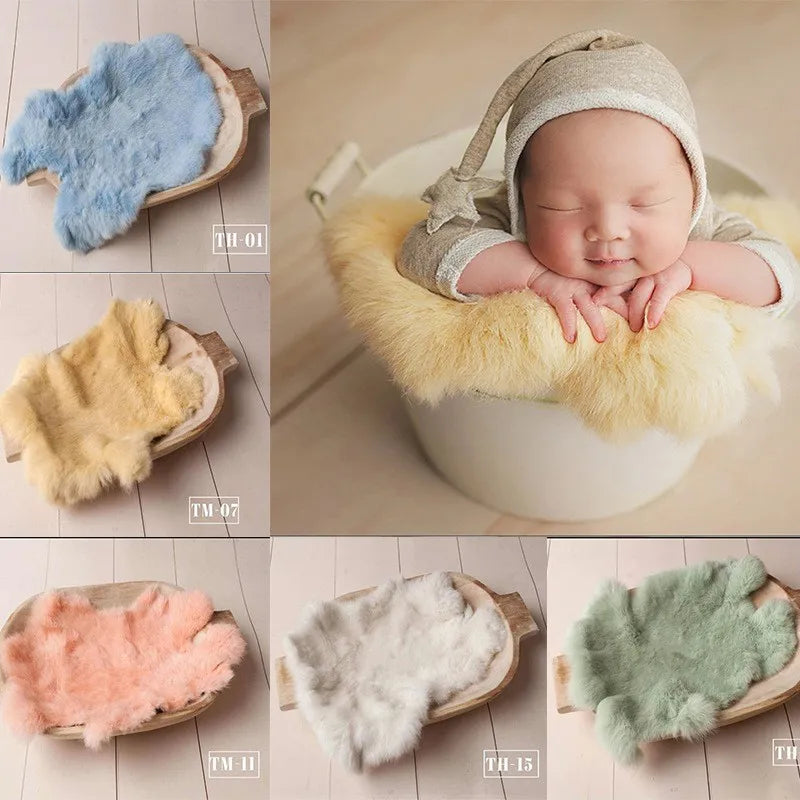 BunnyNest Filler – Soft Fur for Baby Props