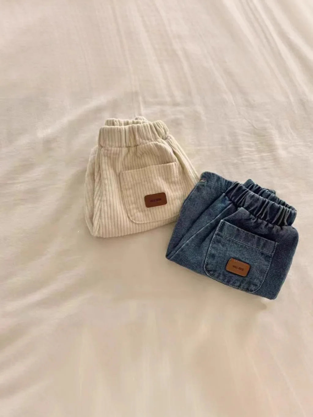 CozyTrail Trousers – Baby Corduroy Denim