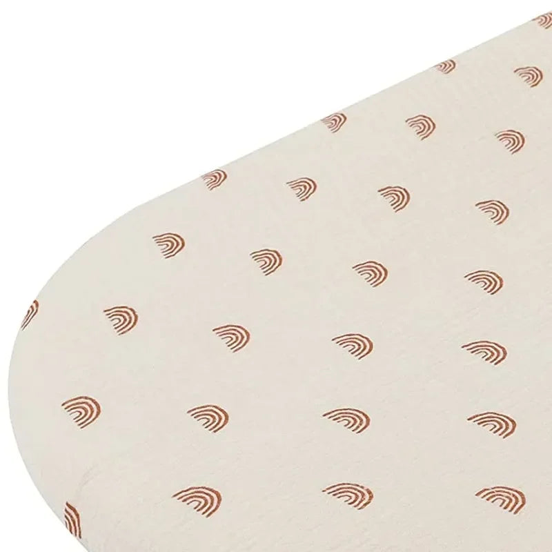 Baby Bassinet Sheet Ultra Soft Fitted Sheet Universal Fit for Bassinets Baby Cradle Moses Basket Oval Rectangle Pad/Mattress