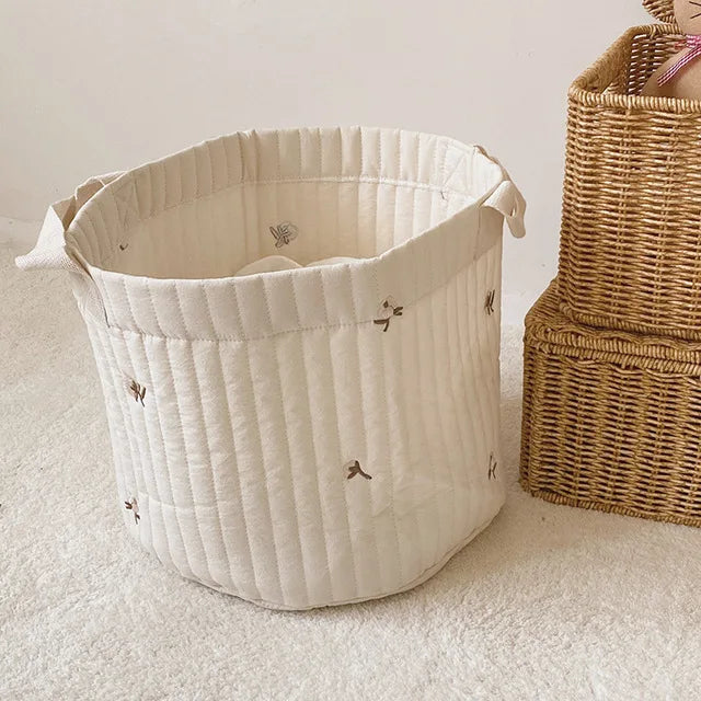 CubbieCart – Bear Embroidered Diaper Caddy & Maternity Organizer
