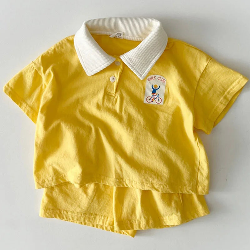 BreezeFit  Boys Polo & Shorts Set