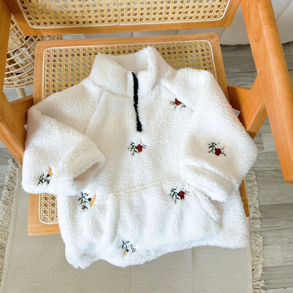 Lambloom– Cozy Zip-Up Winter Coat for Kids