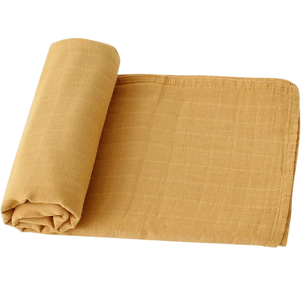AcaciaBloom Swaddle – Organic Muslin Wrap Set for Newborns