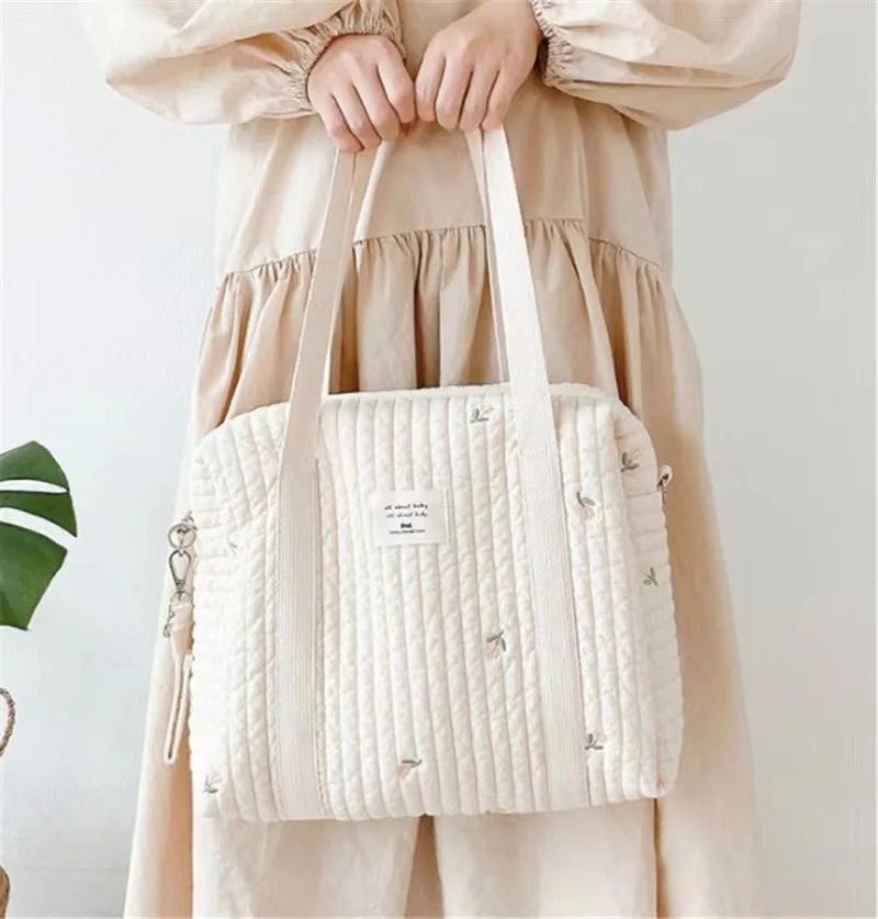 QuiltNest – Quilted Maternity & Diaper Tote for Moms