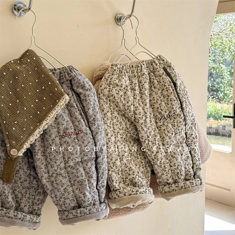 FloraSnug – Velvet-Lined Kids' Winter Trousers