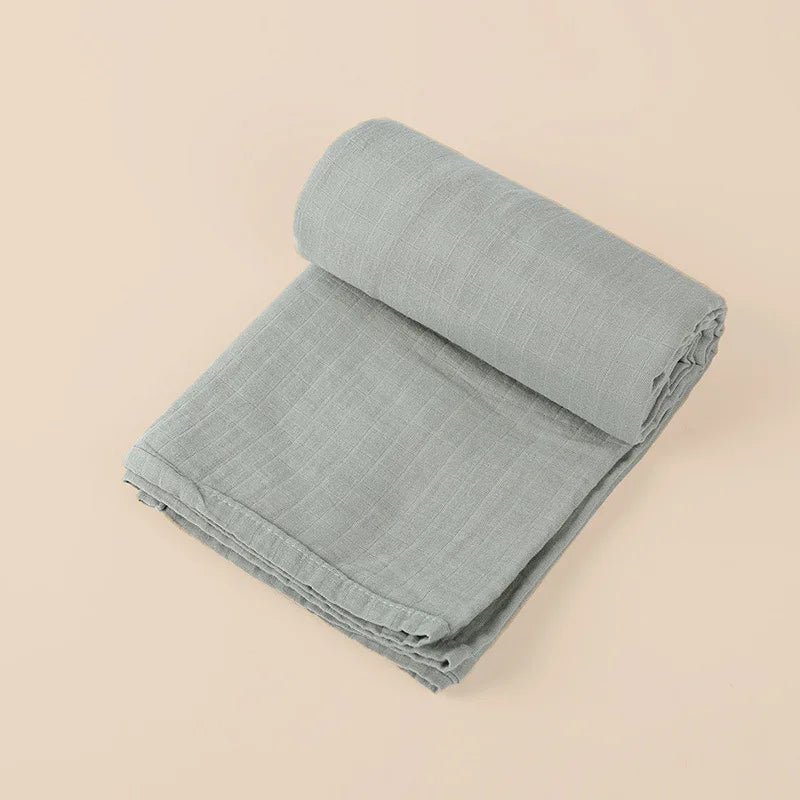 CozyCot Muslin Wrap – Soft Cotton Baby Blanket
