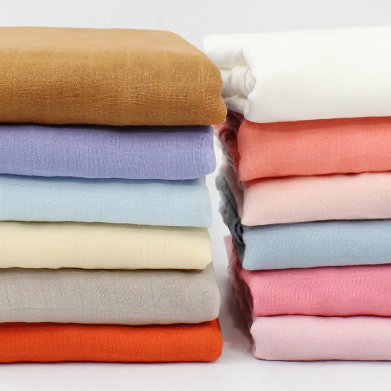 BambooNest – Solid Muslin Swaddle Blanket
