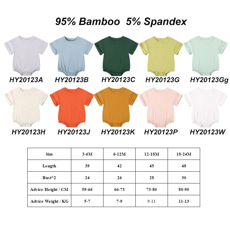 Bambreeze Romper – Soft Bamboo Baby Jumpsuit