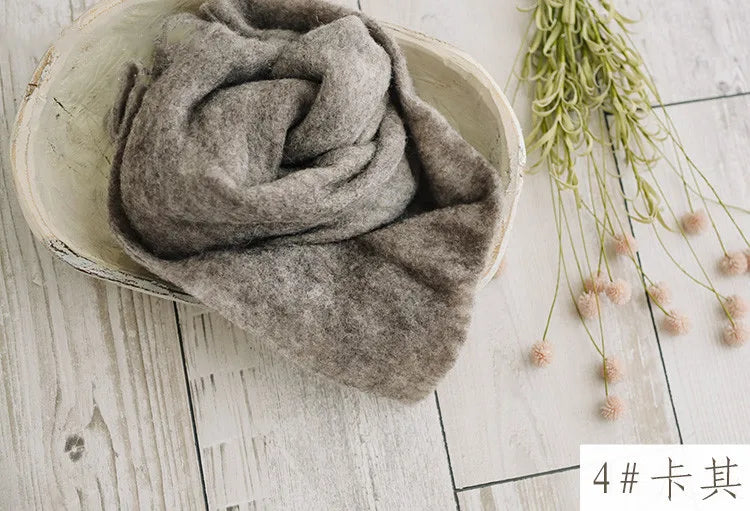 WoolWhisp Blanket – Cozy Merino Baby Photo Prop
