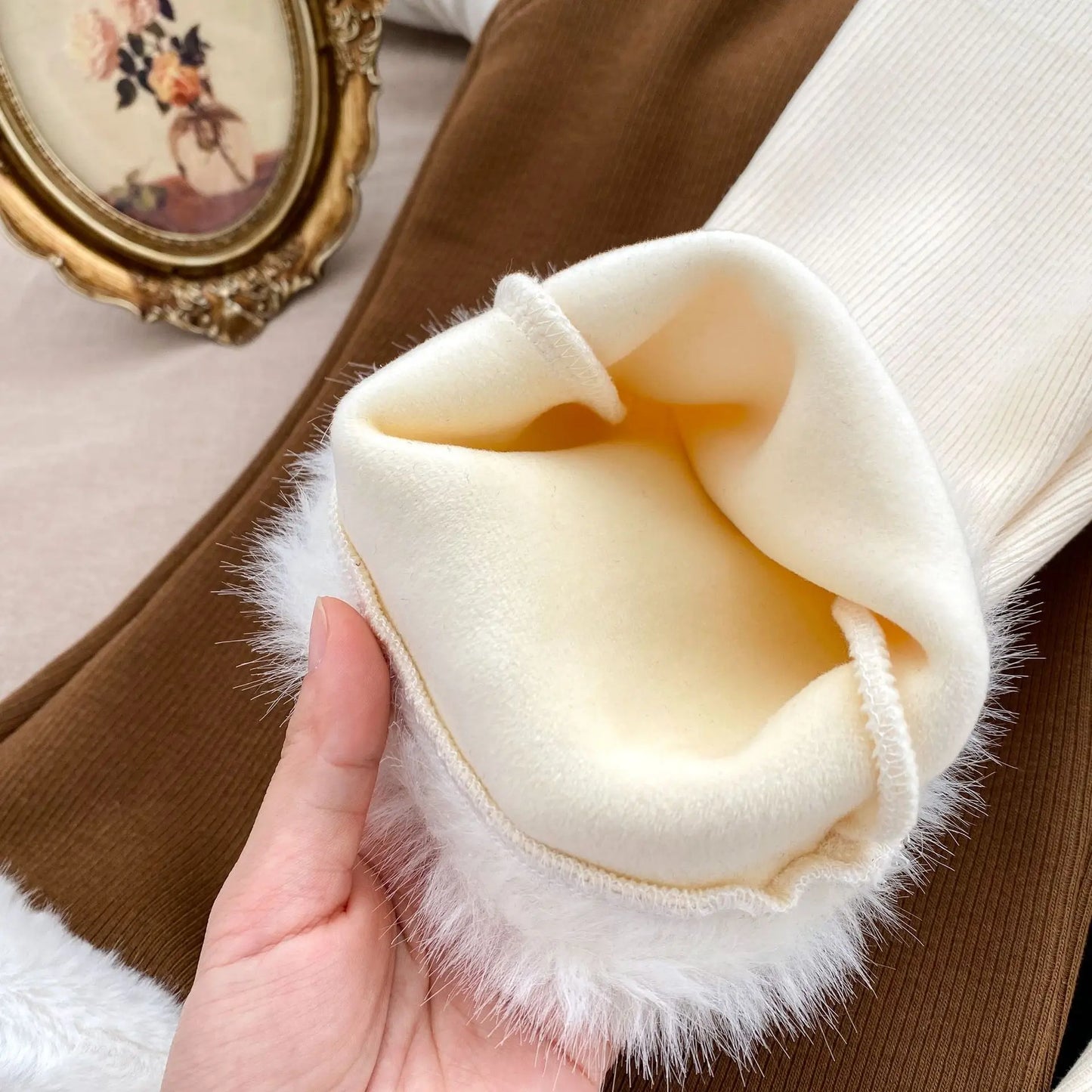 SnugBoots – Fleece-Lined Flare Pants for Girls