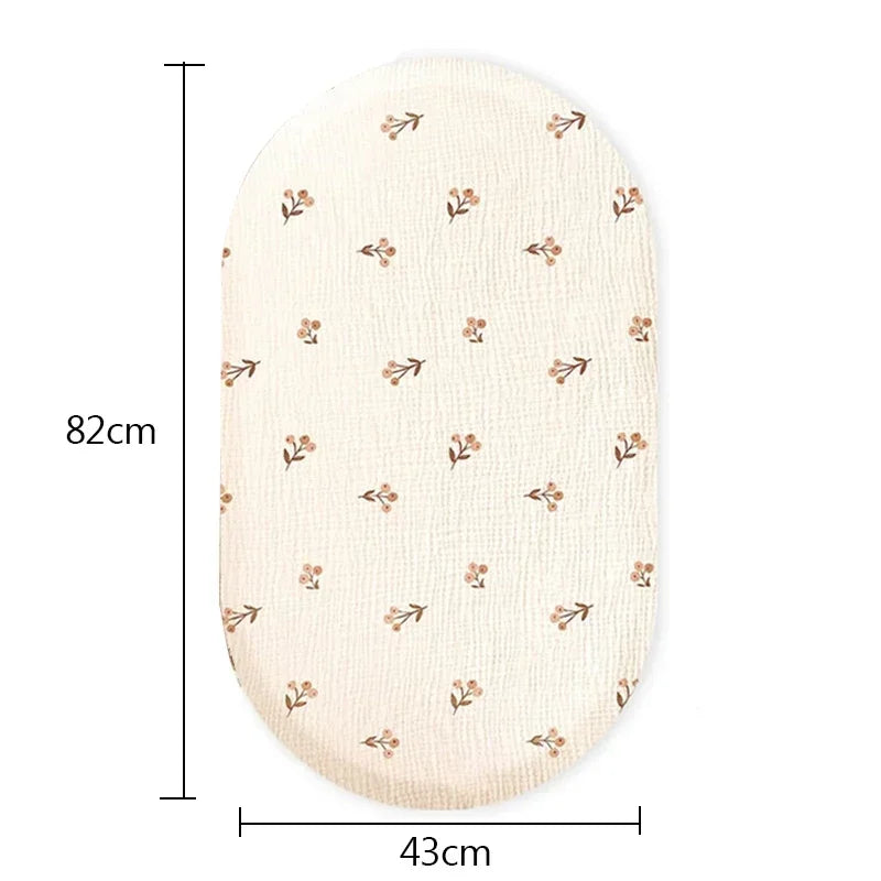 SnugNest Sheet – Ultra-Soft Bassinet & Cradle Fitted Cover