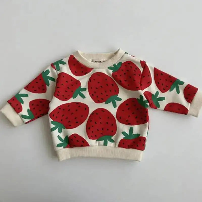 BlushBerry – Printed Cotton Pullover for Kids
