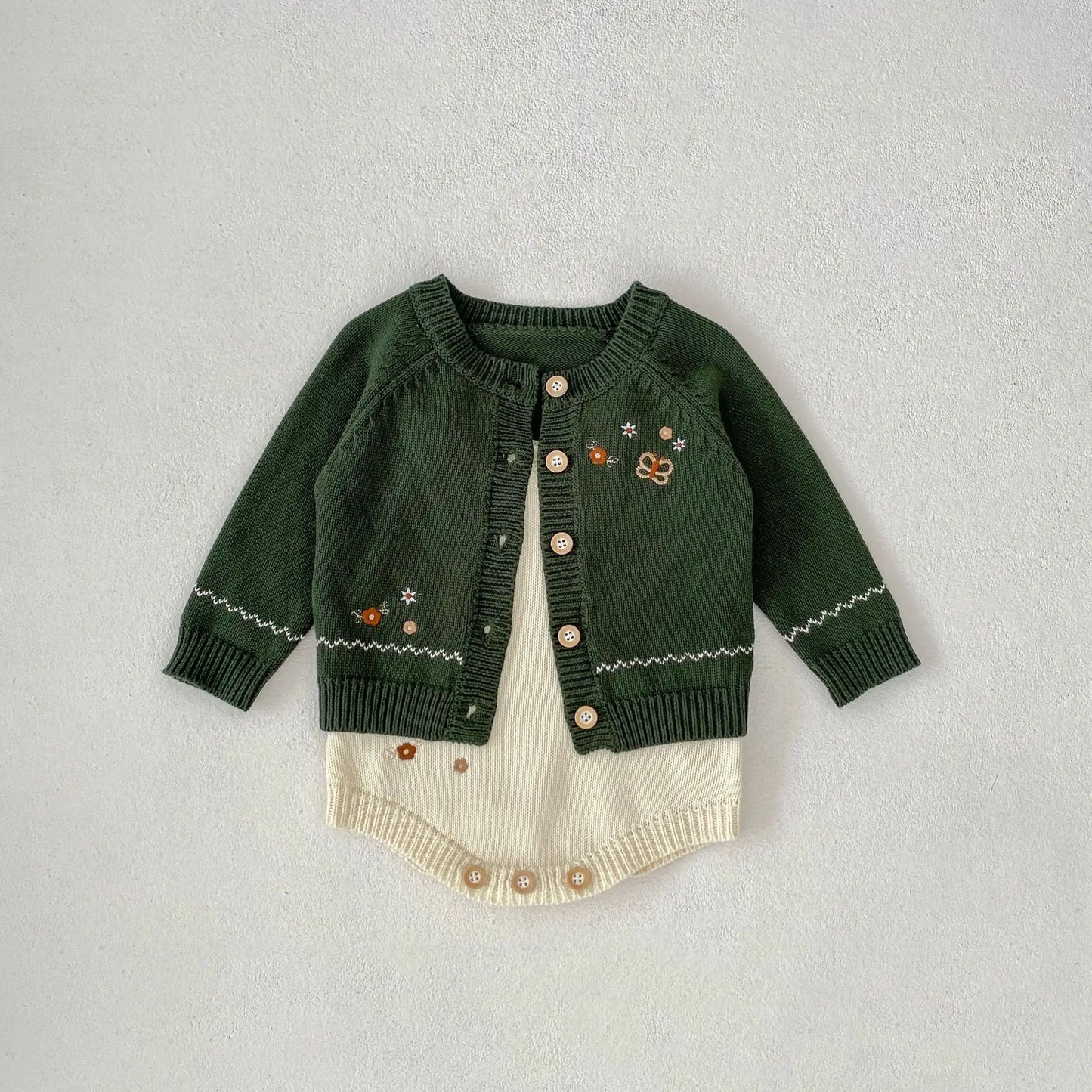 ThreadJoy Knit Top – Embroidered Cotton Sweater for Littles