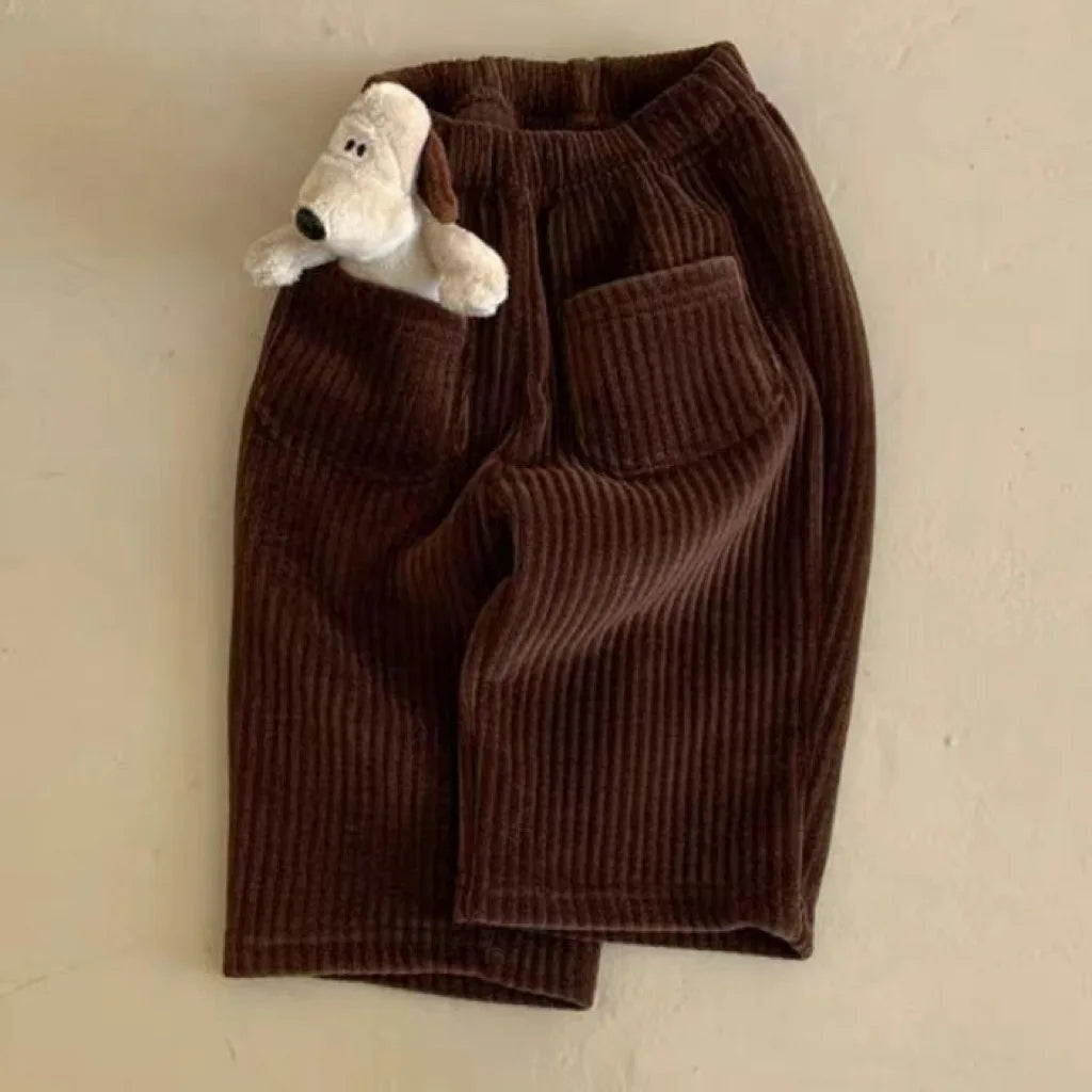 CozyCord – Ribbed Wide-Leg Pants for Littles