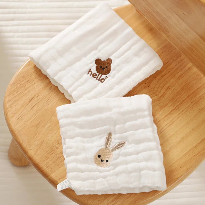 DrooliLuxe – Soft Cotton Towels for Bibs, Wipes & Burps