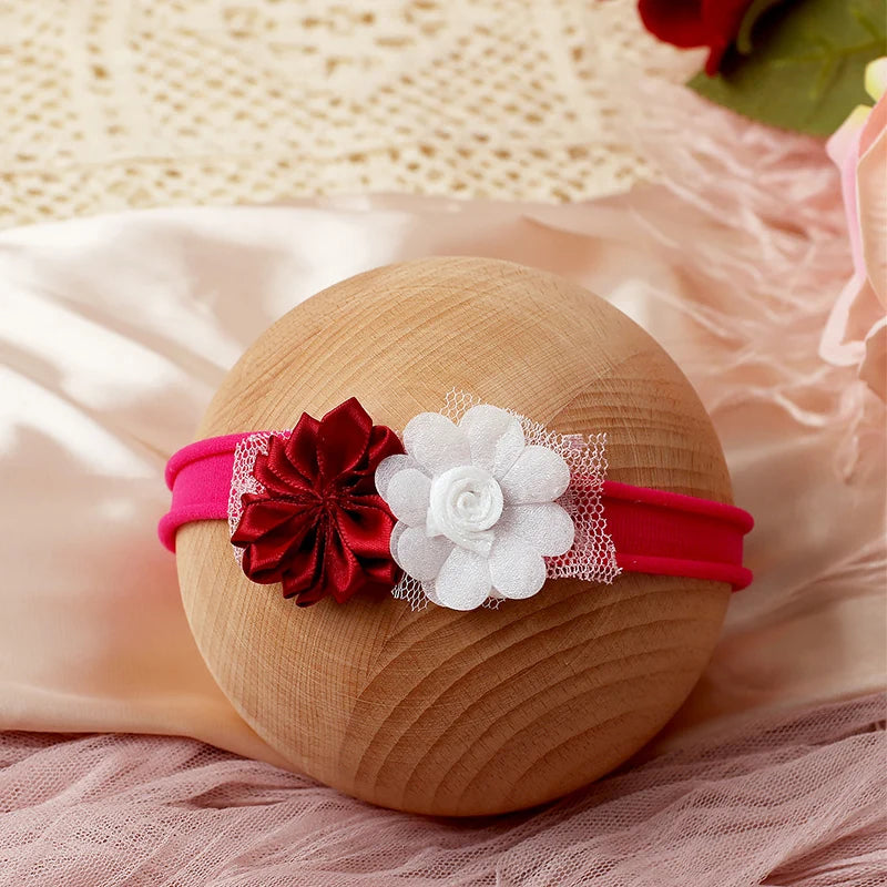 HollyBloom – Newborn Lace Romper & Headband Set