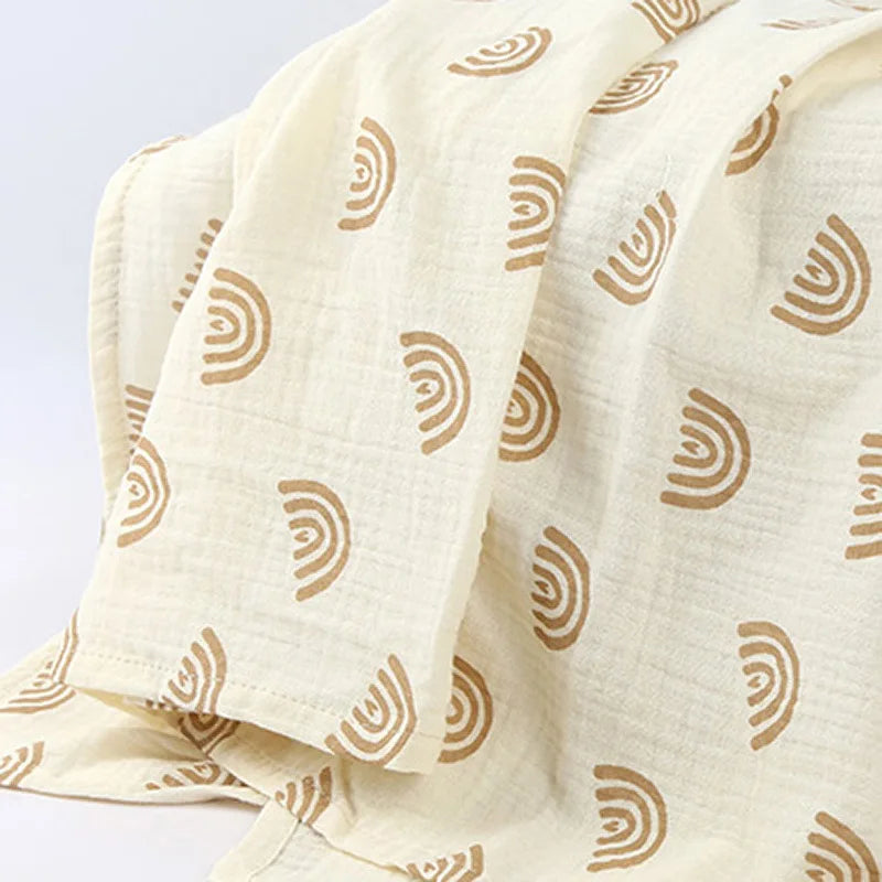 CozyCot Muslin Wrap – Soft Cotton Baby Blanket