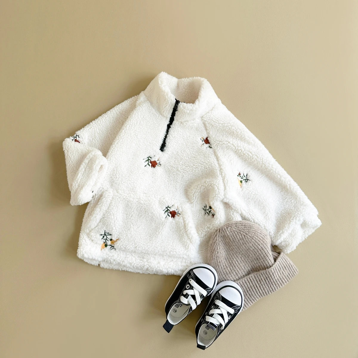 Lambloom– Cozy Zip-Up Winter Coat for Kids