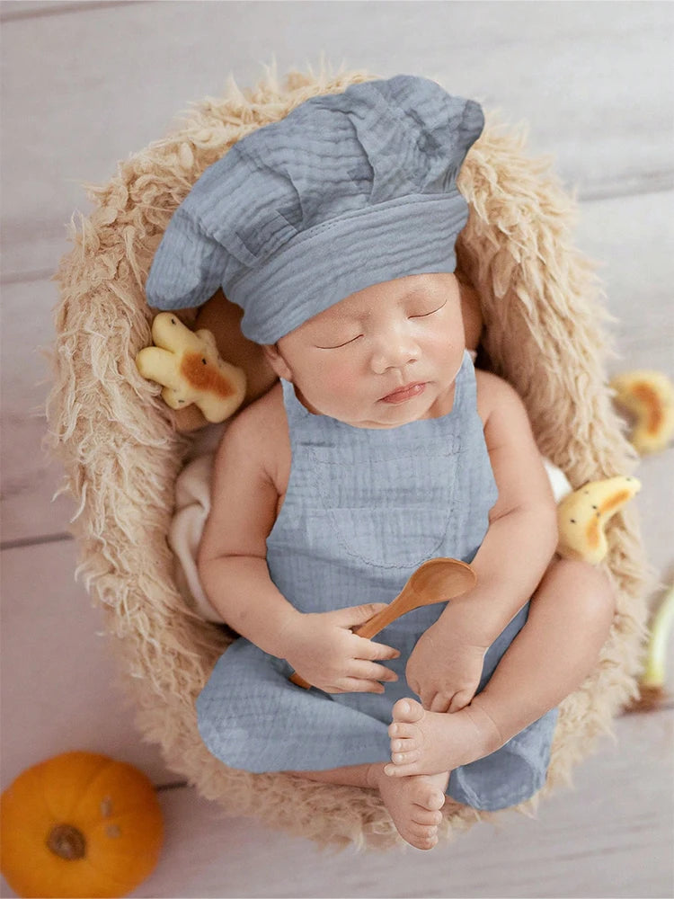 MiniChef Set – Infant Costume with Hat & Spoon Prop