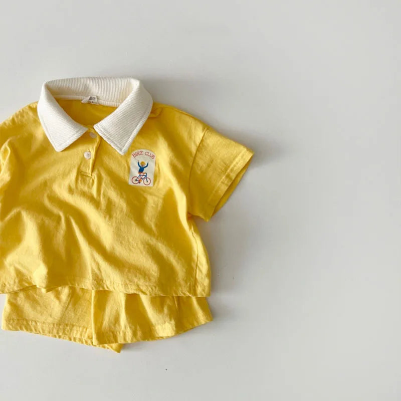 BreezeFit  Boys Polo & Shorts Set