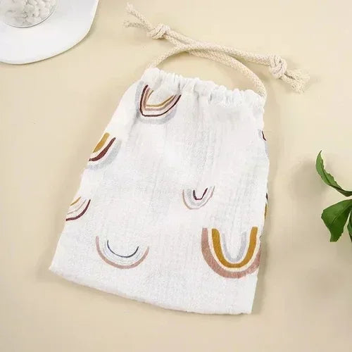 BloomNest – Floral Cotton Diaper Carry Bag