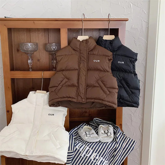 FrostGuard Cotton Vest – Warm Padded Outerwear for Kids
