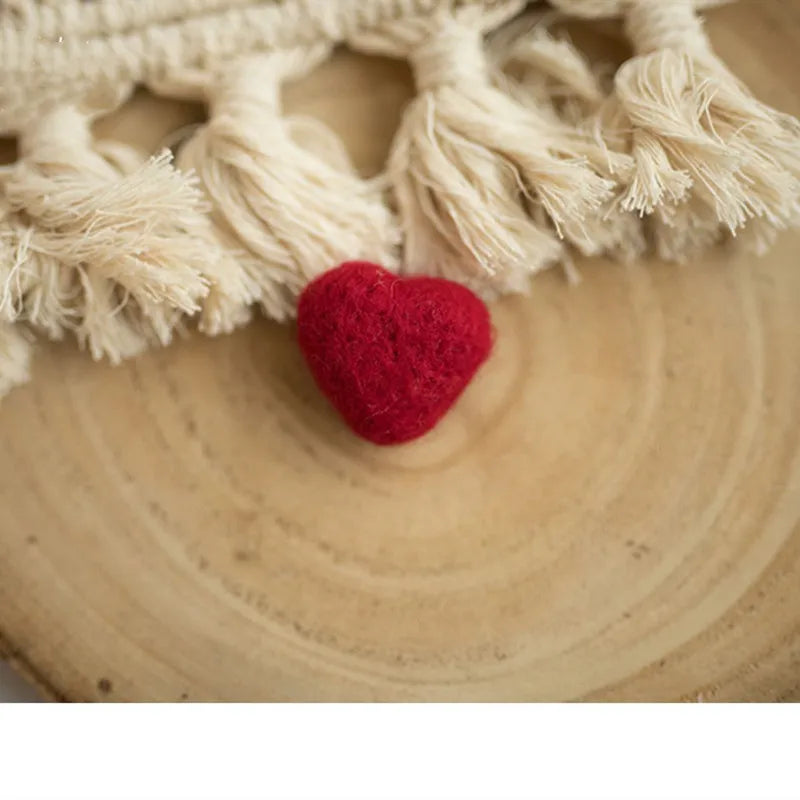 HeartNest Felt Props – Woolen Newborn Photography Charms