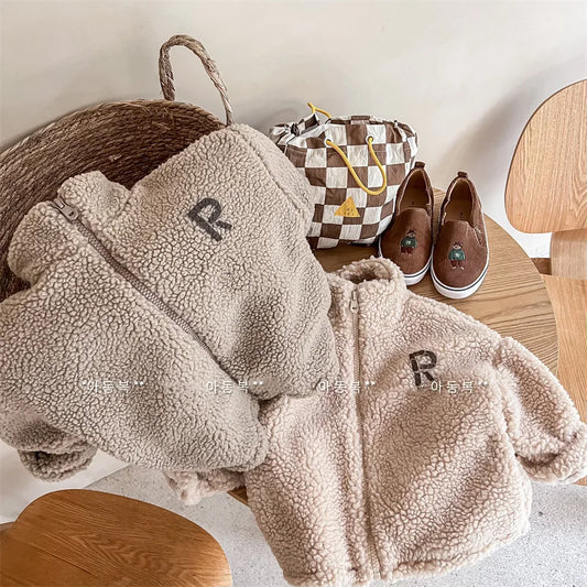 Lambswool Zip Jacket – Kids Winter Coat