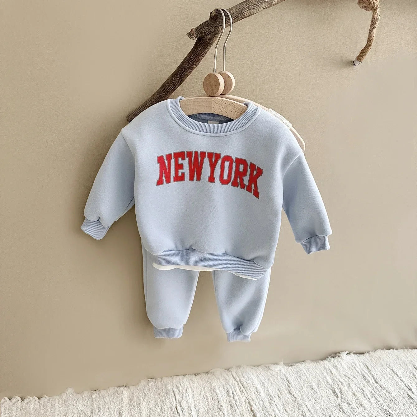 VelvetStride Boys Hoodie & Pants Set