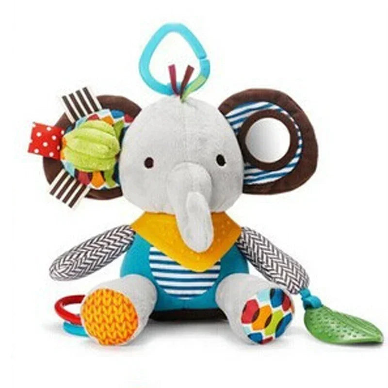 TummyToys – Animal Plush Rattle Set for Babies