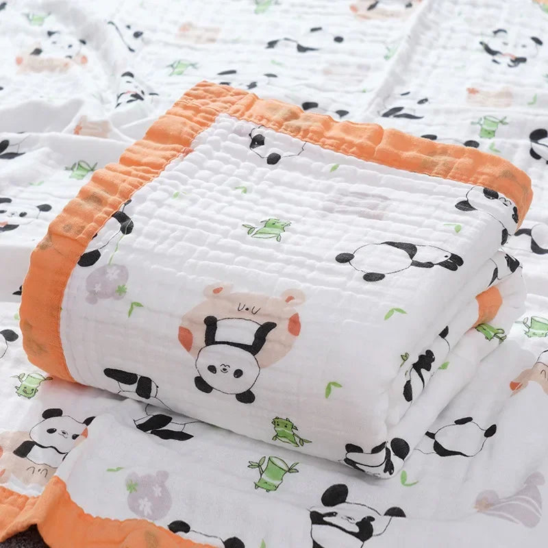 CloudWeave – 6-Layer Cotton Swaddle Blanket
