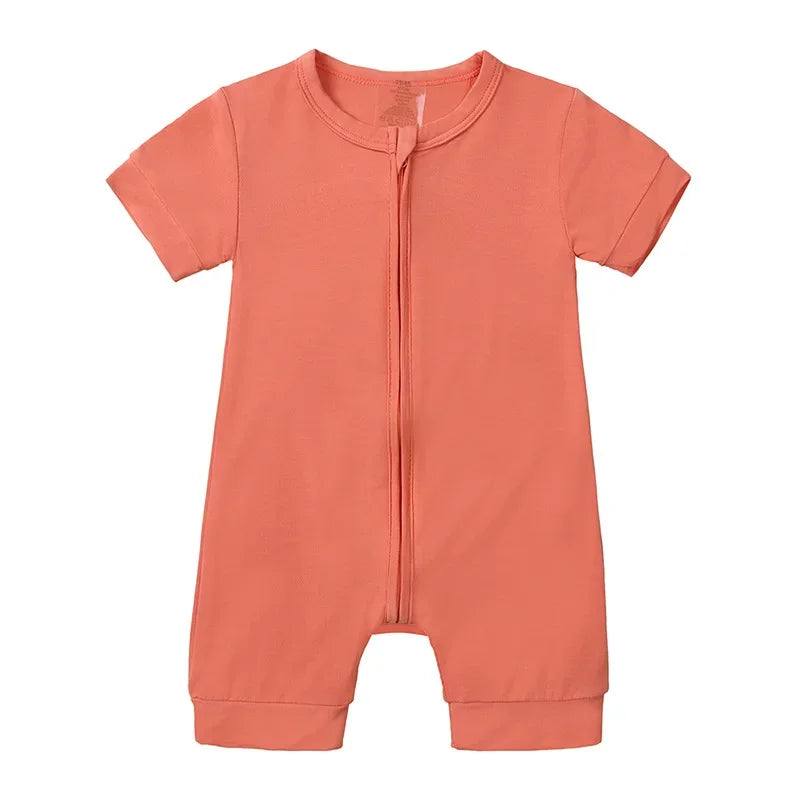BambinoZip Romper – Soft Bamboo Baby Bodysuit