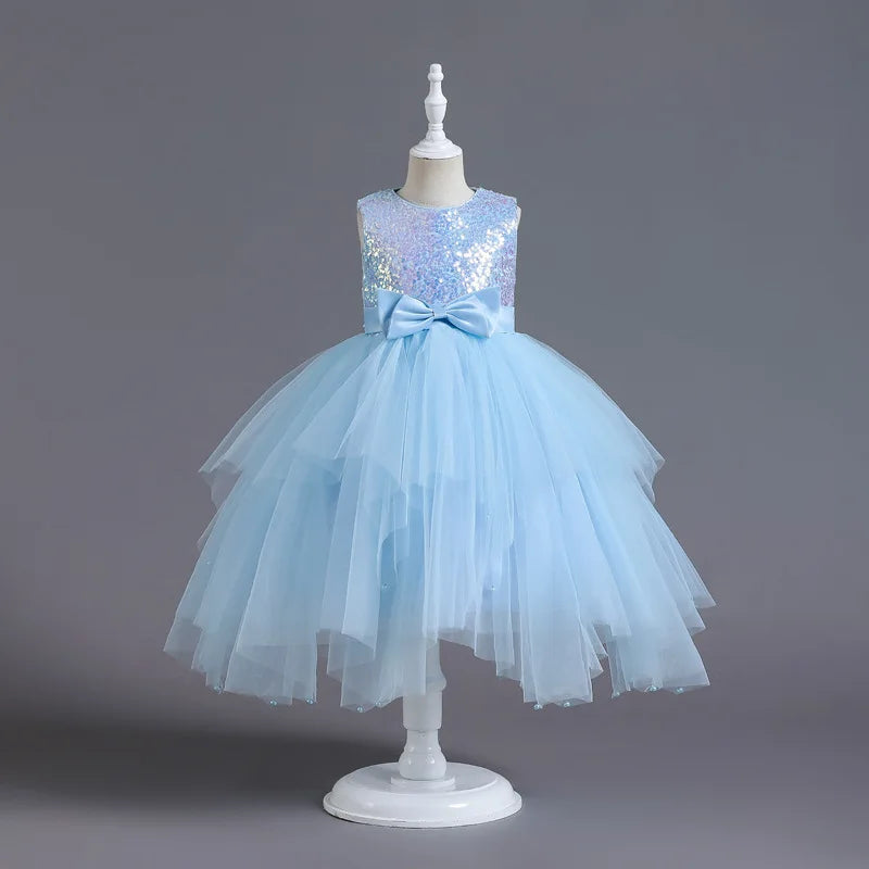 GlimmerBelle Dress – Layered Tulle Princess Gown