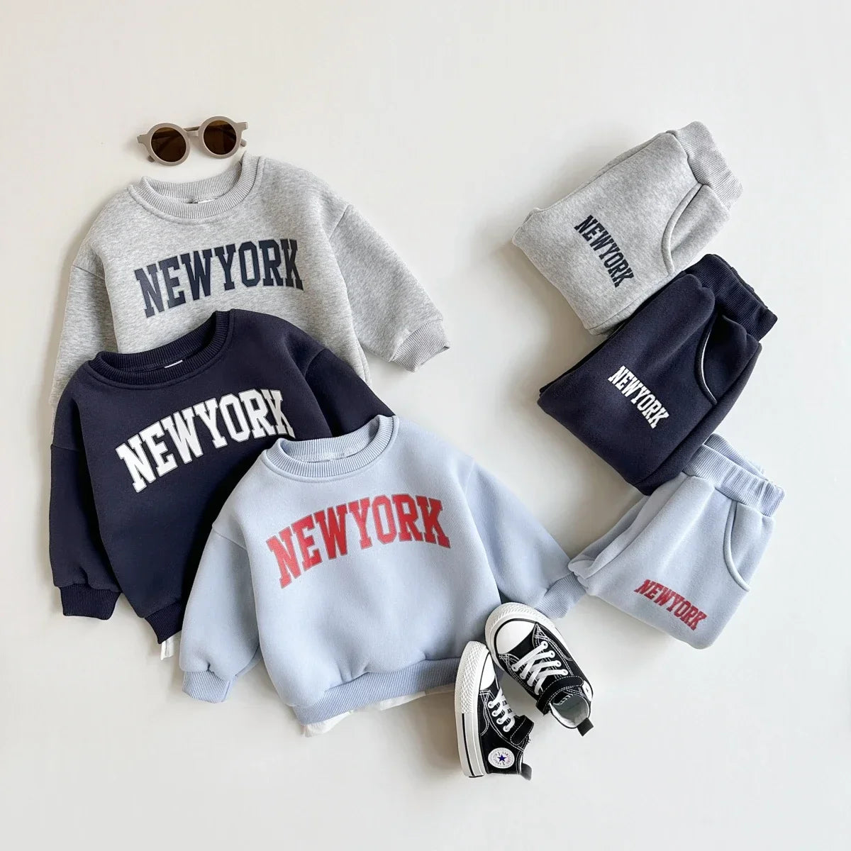 VelvetStride Boys Hoodie & Pants Set