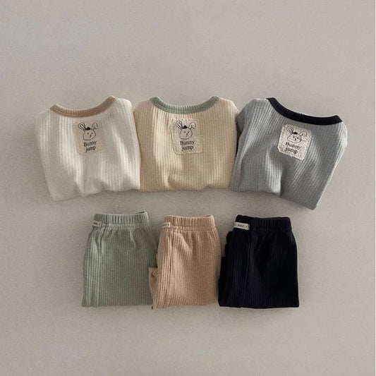BunniFit – 2pc Ribbed Tee & Shorts Set